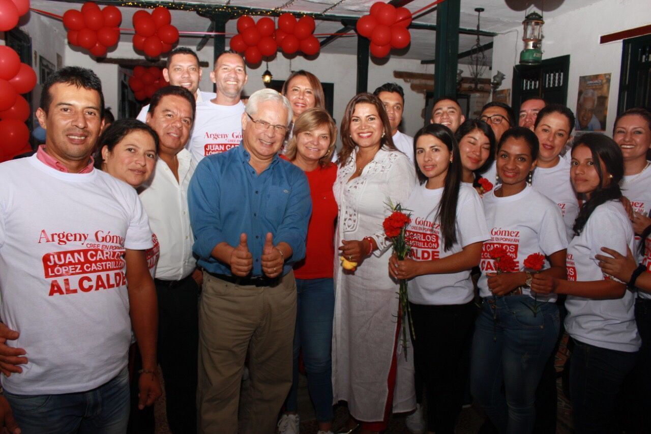 Argeny Gómez se suma a la campaña de Juan Carlos López a la alcaldía de Popayán