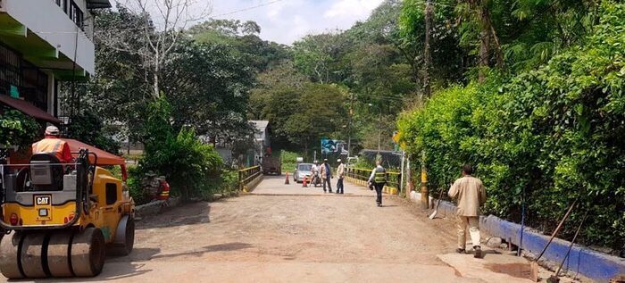 Reanudaron las obras en el corregimiento de Pance