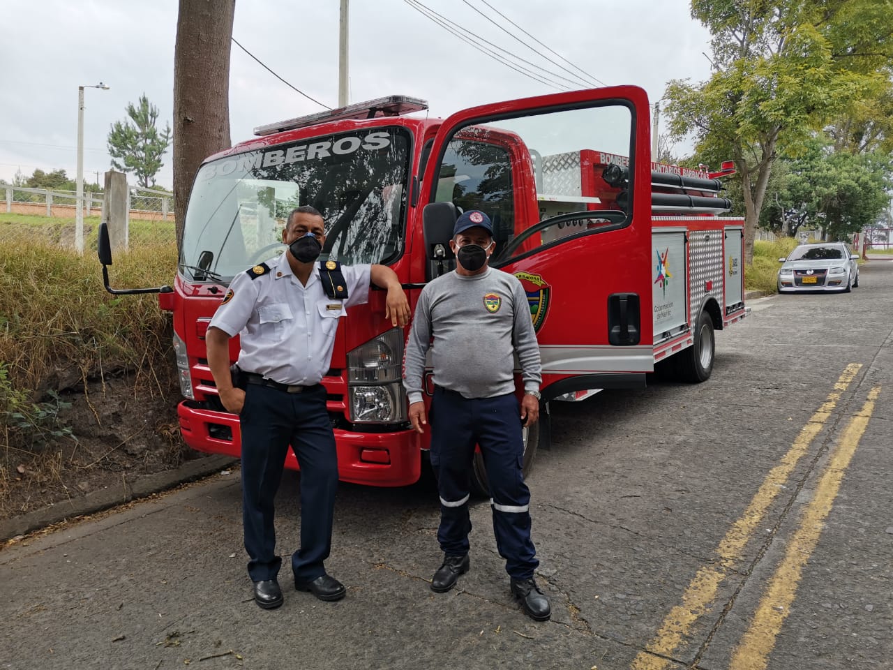 Gobernación realizó entrega de equipos de socorro a Bomberos de seis municipios de Nariño