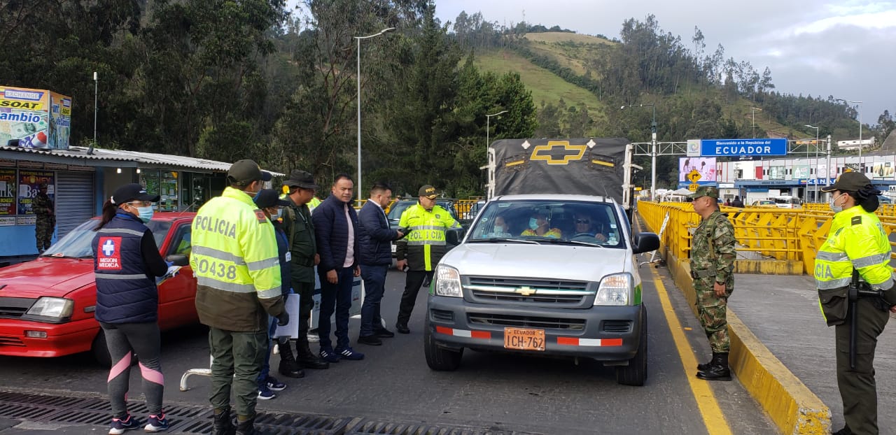 Se incrementan medidas de control preventivo frente al COVID-19 en la frontera con Ecuador