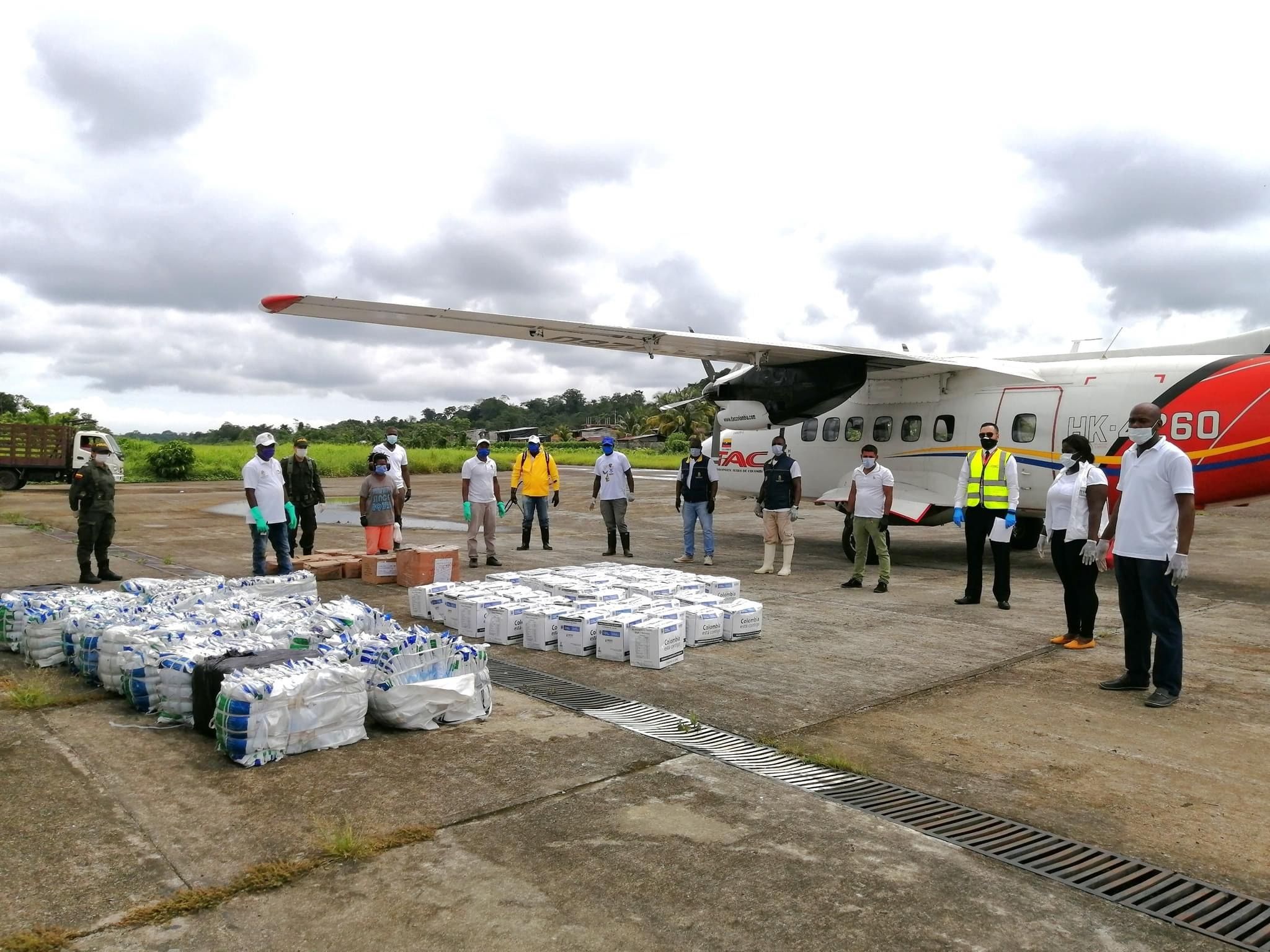 Llegaron ayudas humanitarias a Timbiquí