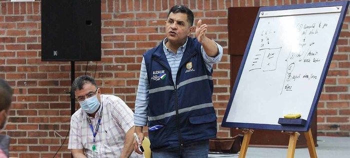 Alcalde se reúne con representantes de las JAL para garantizar la seguridad alimentaria