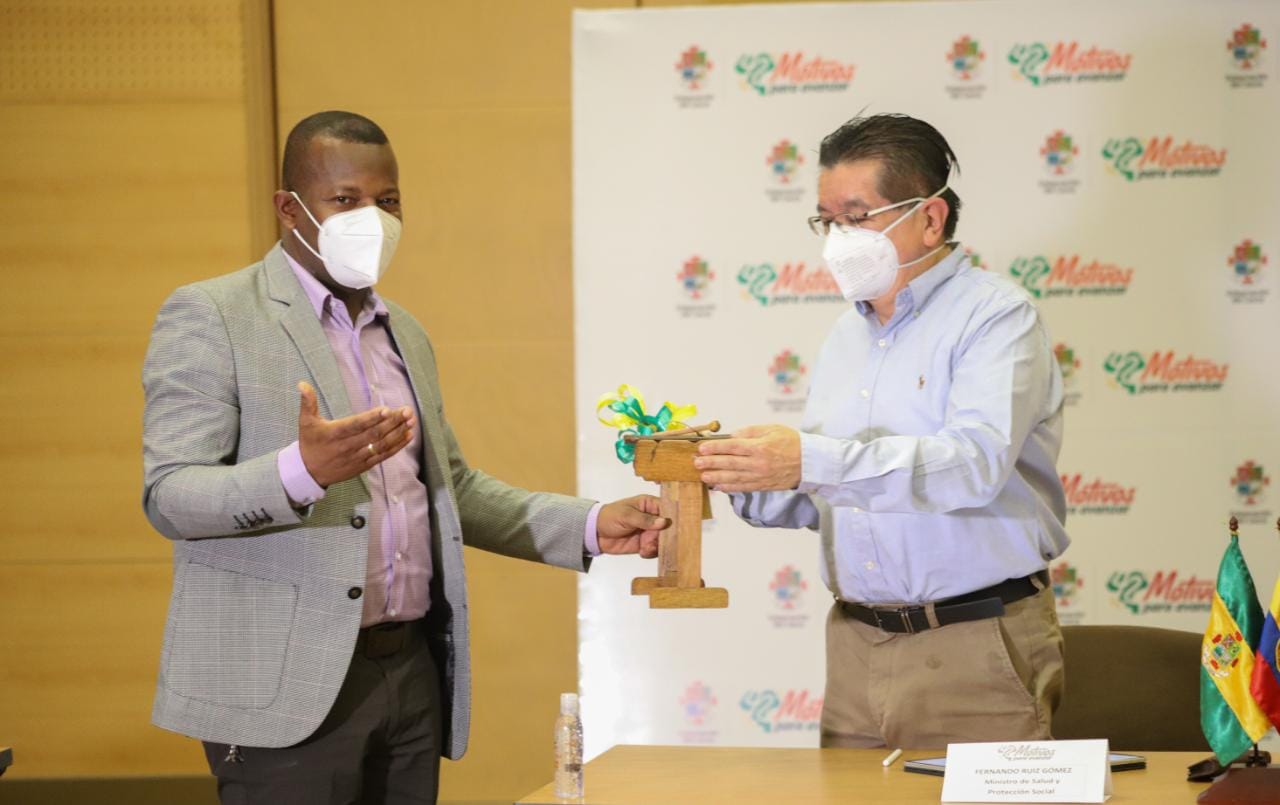 Ministro, gobernador del Cauca y autoridades locales inician jornada de trabajo
