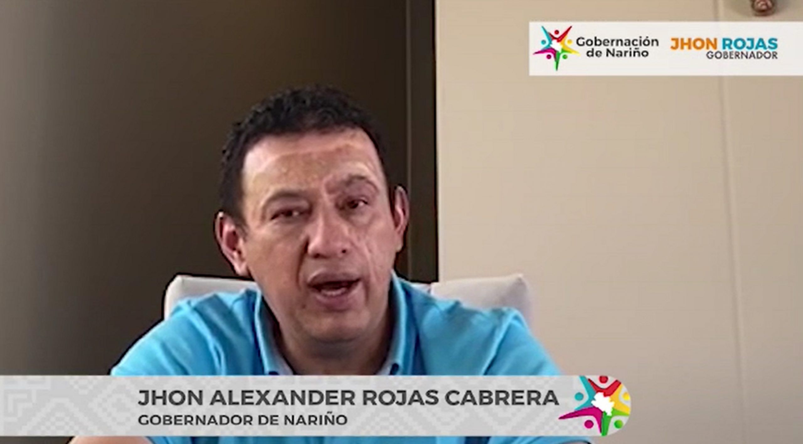 Gobernador de Nariño dio positivo para COVID-19