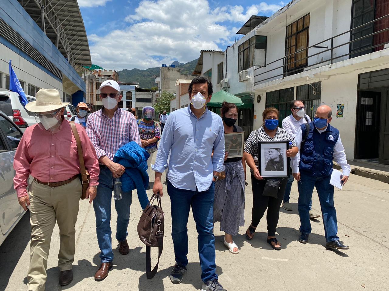 Comisión de Paz del Senado hace presencia en Samaniego