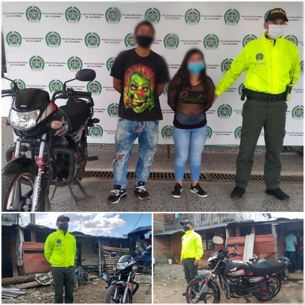 Un hombre y una mujer fueron capturados por el delito de receptación.