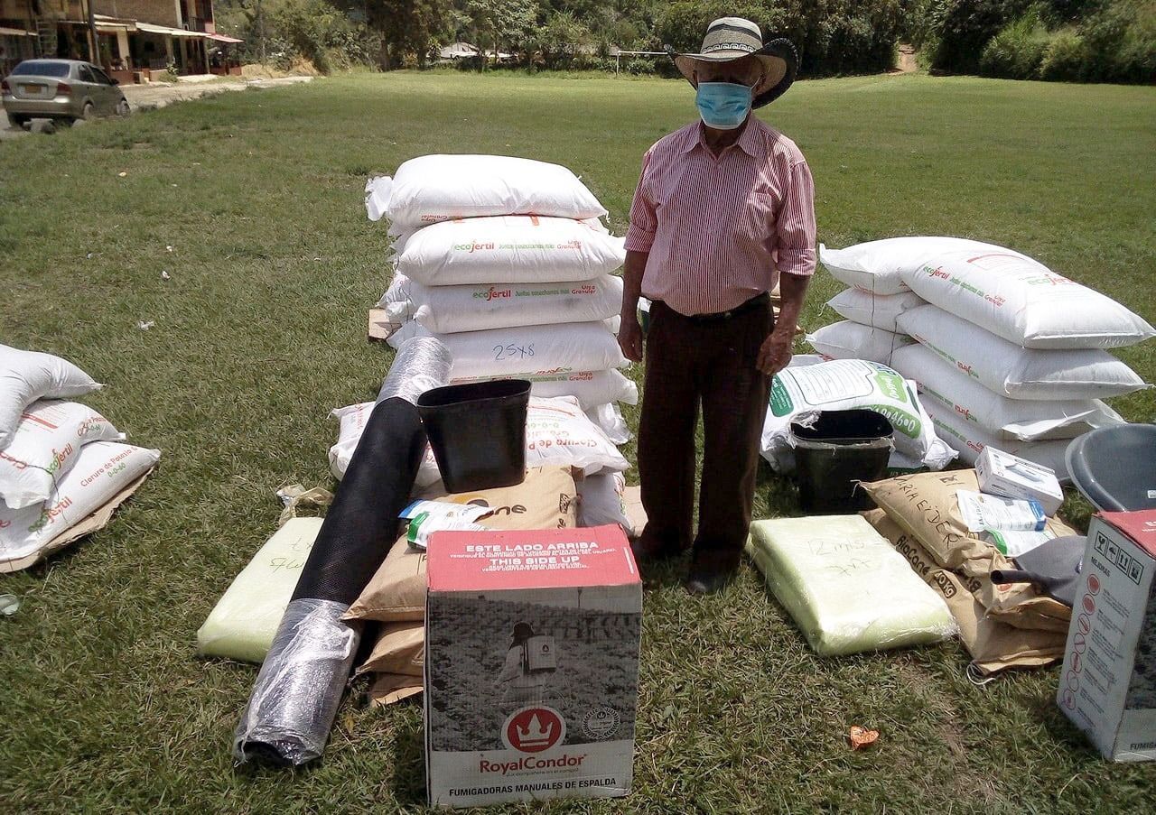 Ayudas para agricultores del Cauca por más de $5 mil millones.