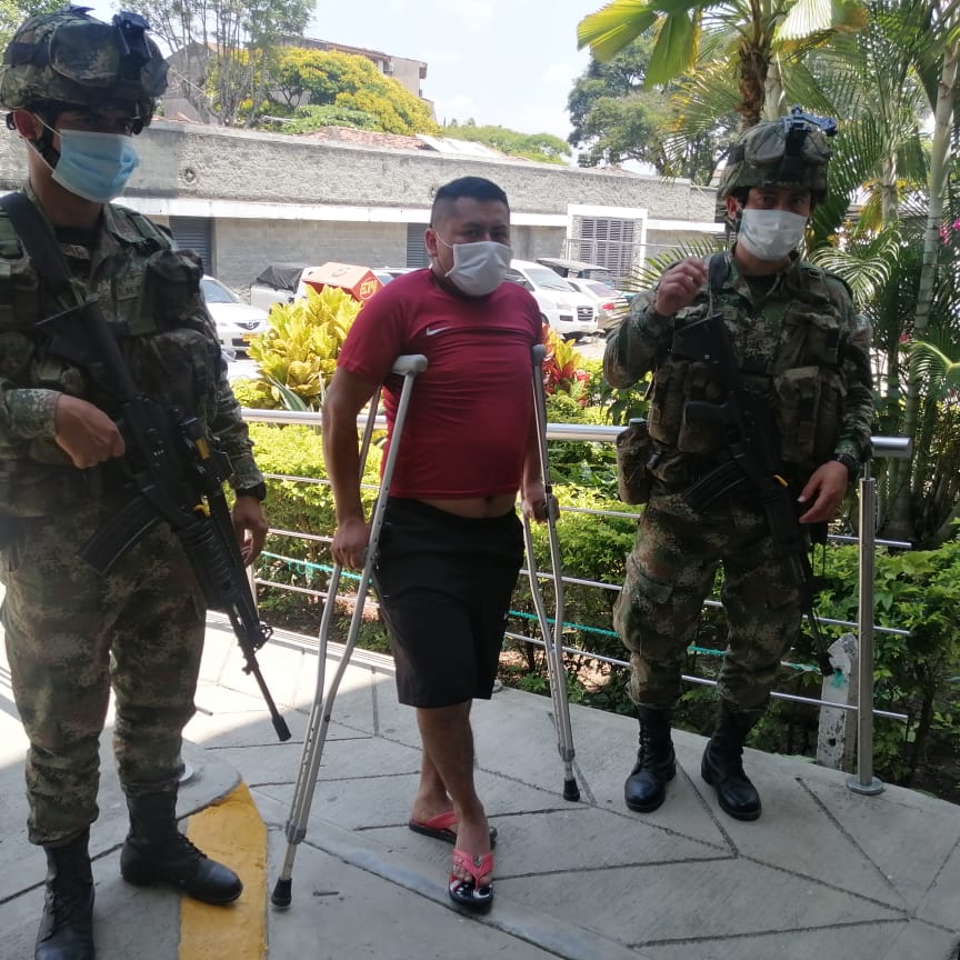 Ejército y Policía capturan a presunto cabecilla de la Dagoberto Ramos de las Farc