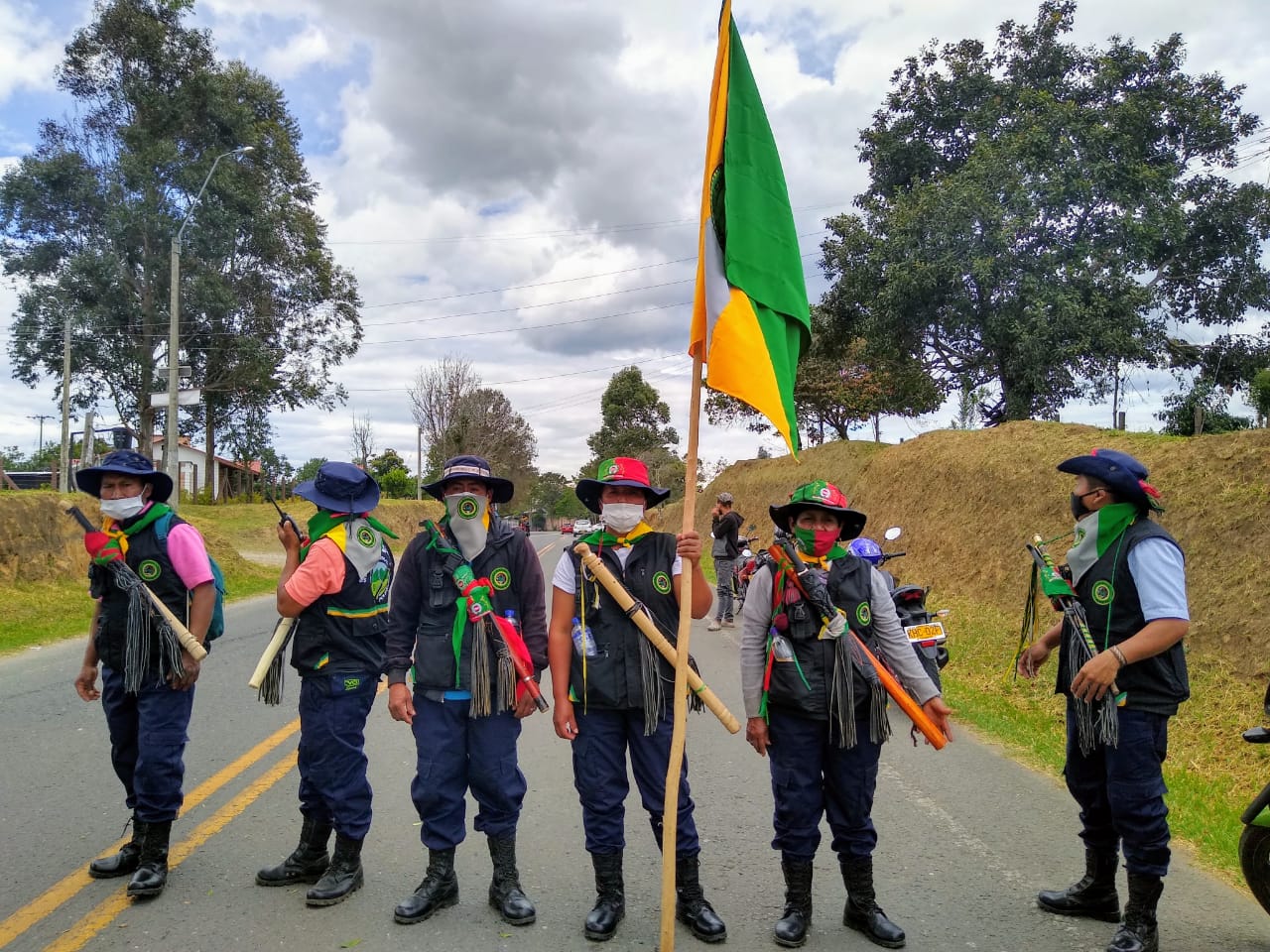 La masiva movilización del pueblo polindara para rechazar la violencia en su territorios