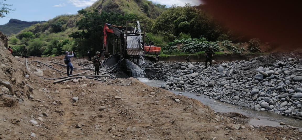 Capturas relacionadas con la minería ilegal en el sur del Cauca