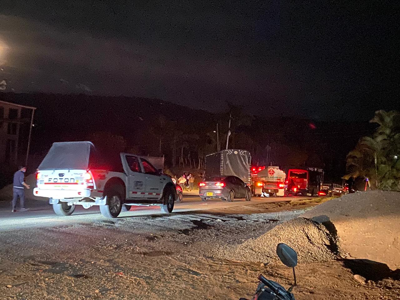 Indígenas bloquean la vía Popayán-Cali o Panamericana