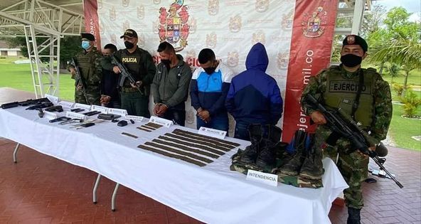 En El Tambo, Cauca, capturan a integrantes de la disidencia Carlos Patiño de las Farc