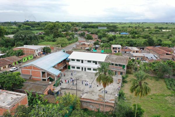 263 estudiantes del municipio de Florida, disfrutarán de renovada sede educativa gracias al gobierno departamental