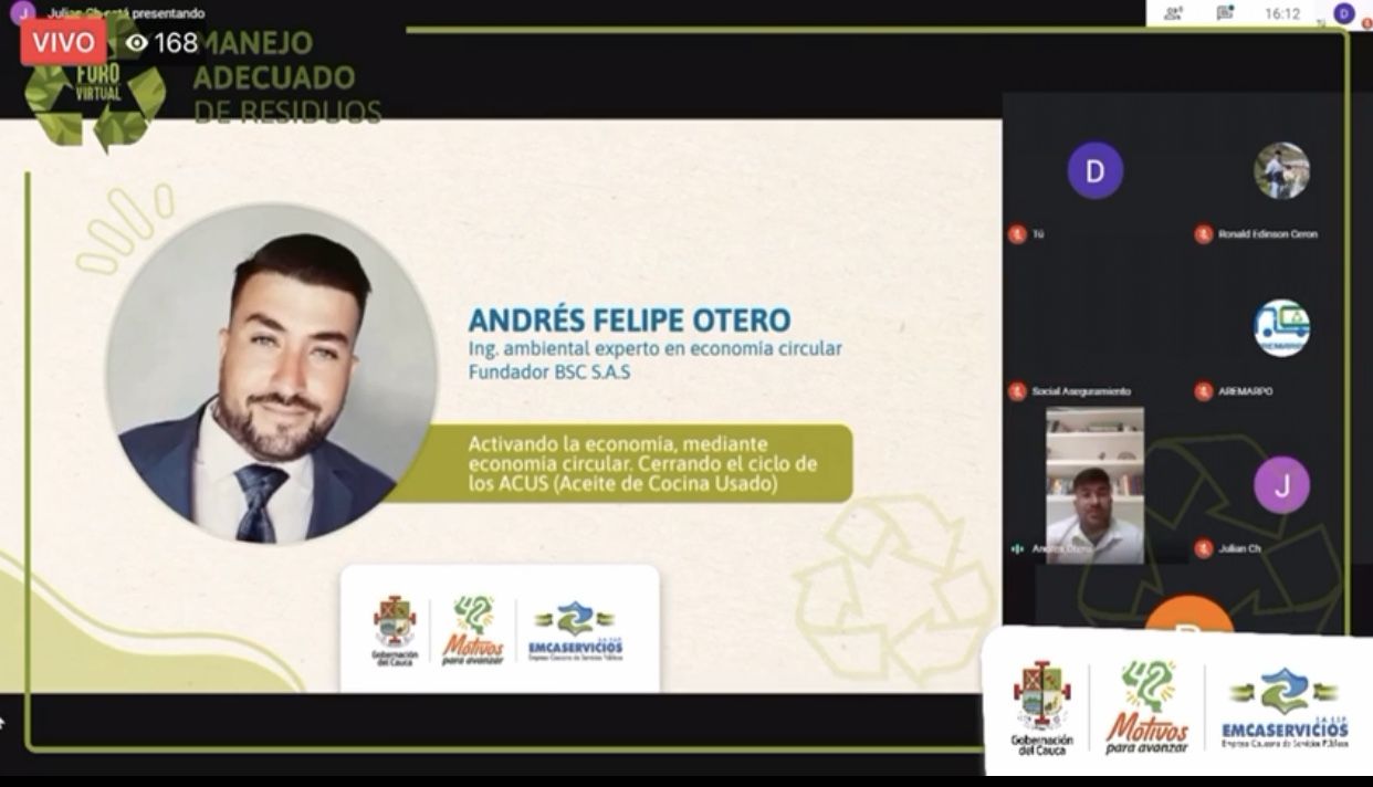 Con éxito EMCASERVICIOS realizo Foro Virtual “Manejo Adecuado de Residuos”