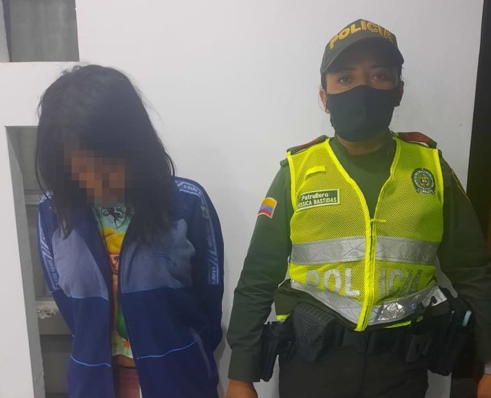 En Popayán: portaba munición en una bolsa y la Policía la capturó