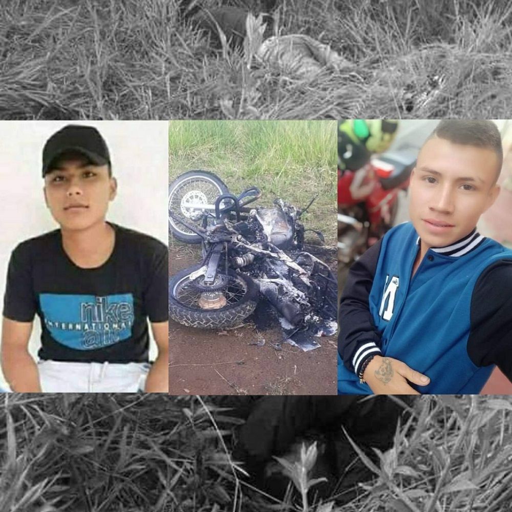 Yefri Mauricio Anacona Ordóñez y Roberto Hoyos, los jóvenes asesinados en Timbío, Cauca