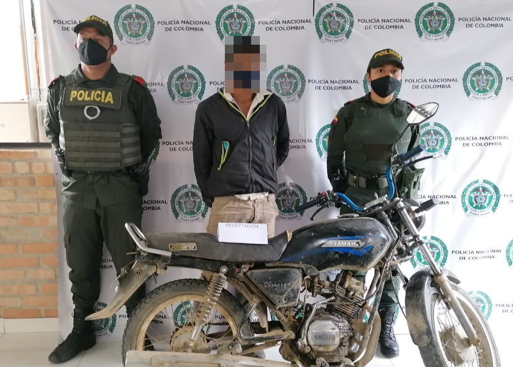 El Tambo: capturado por movilizarse en una motocicleta hurtada
