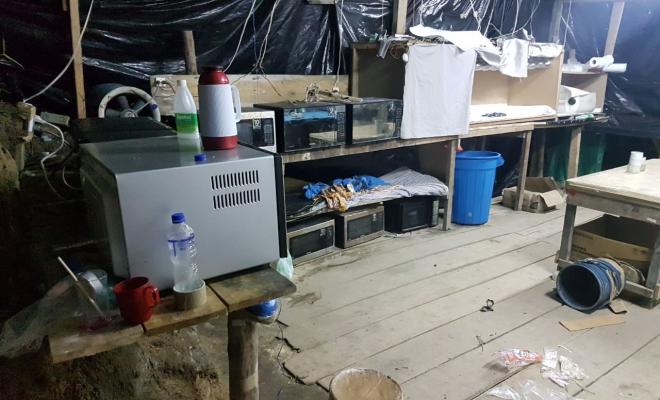 Incautadas más de dos toneladas y media de cocaína en laboratorio artesanal de los grupos disidentes