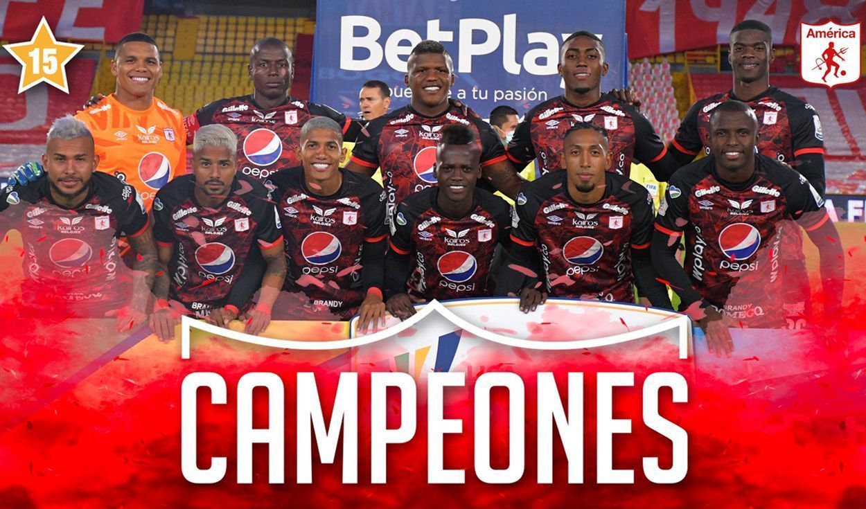 América de Cali se coronó campeón del fútbol colombiano