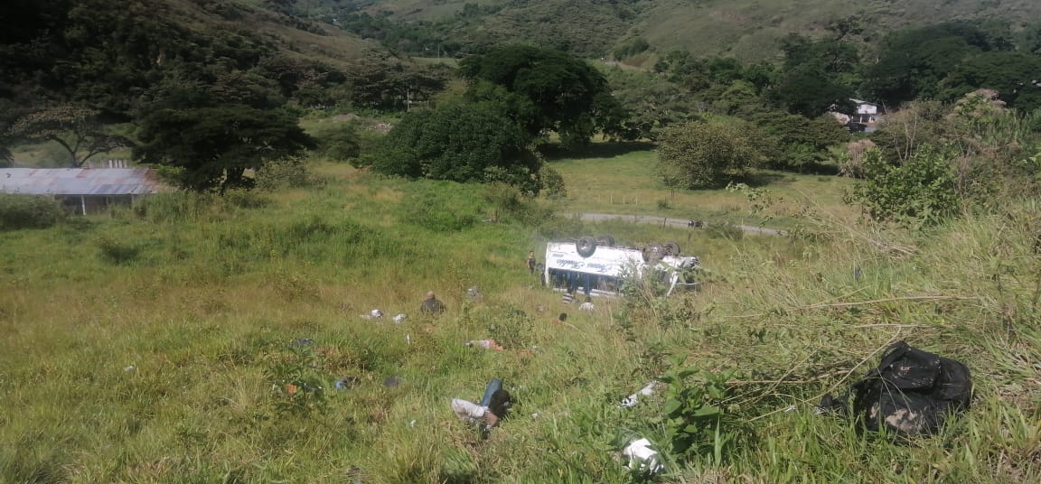 Trágico accidente en la vía Panamericana, a la altura del tramo Timbío-El Bordo