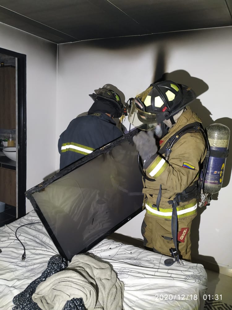 Bomberos controlan conato de incendio en vivienda del norte de Popayán