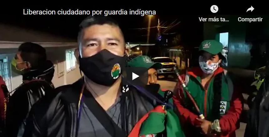 Guardia indígena frustró el secuestro de un empleado de la planta energía de Coconuco