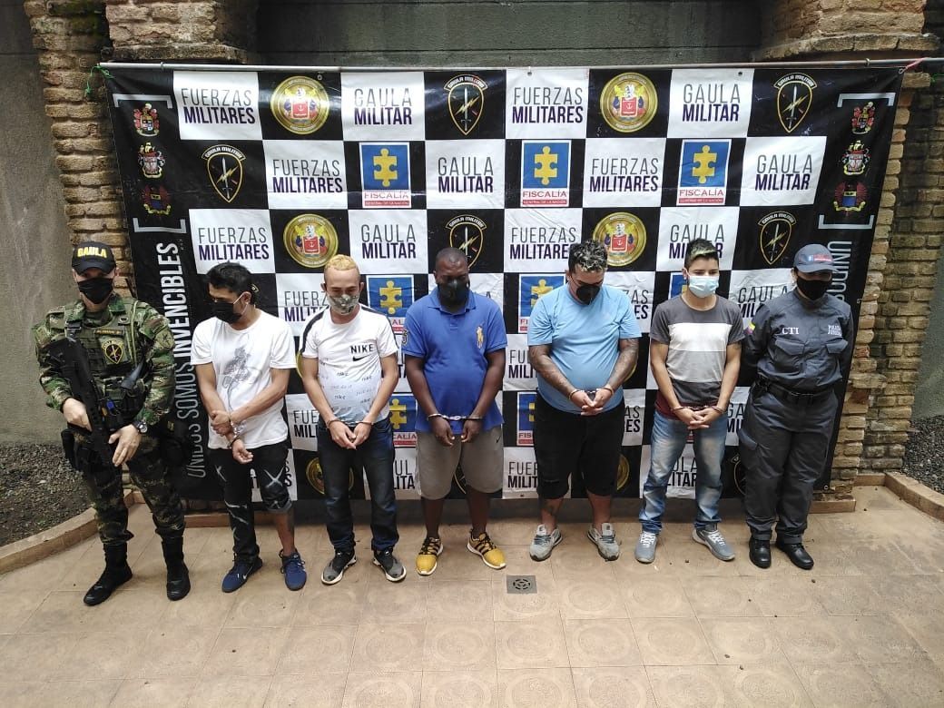 Por secuestro, judicializados cinco presuntos integrantes de la banda delictiva Los Express