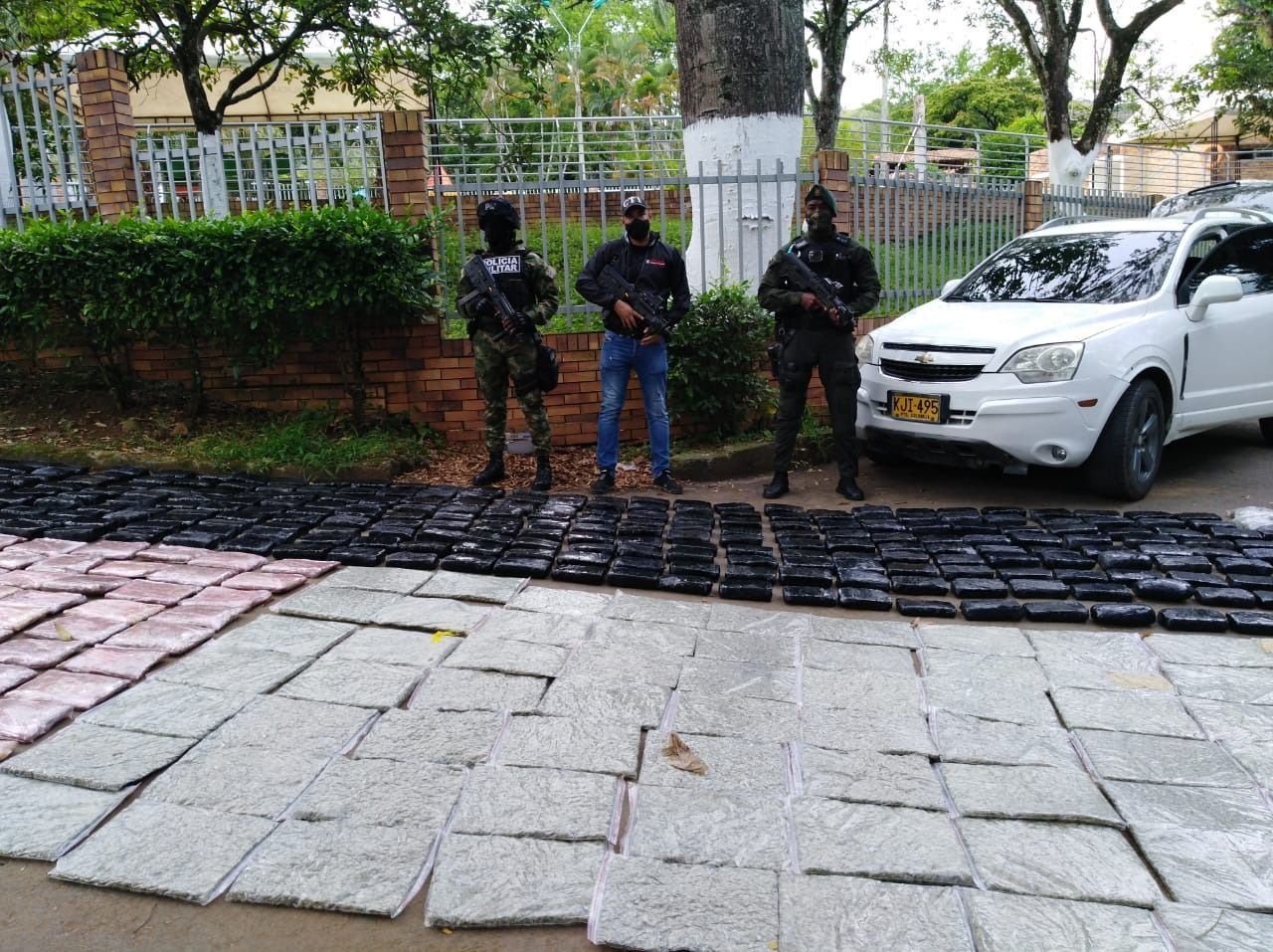 340 kilos de marihuana fueron decomisados por la policía serían distribuidos en el oriente de Cali