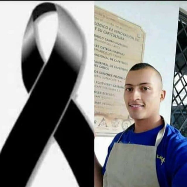 El último adiós a Yoni Smith, el joven que falleció en un accidente de tránsito registrado al occidente de Popayán