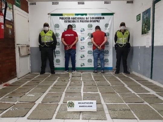Capturados por transportar marihuana procedente de Caloto, Cauca