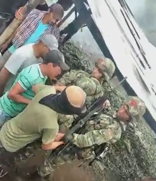 Enfrentamientos entre campesinos y el Ejército en la zona rural de Suárez, Cauca