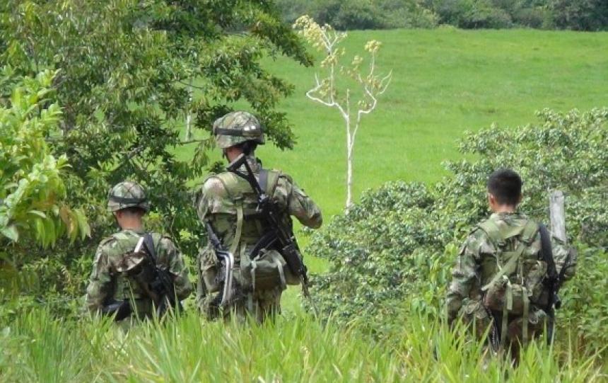 Combates en el corregimiento de Tunía entre el Ejército y un grupo armado al margen de la ley
