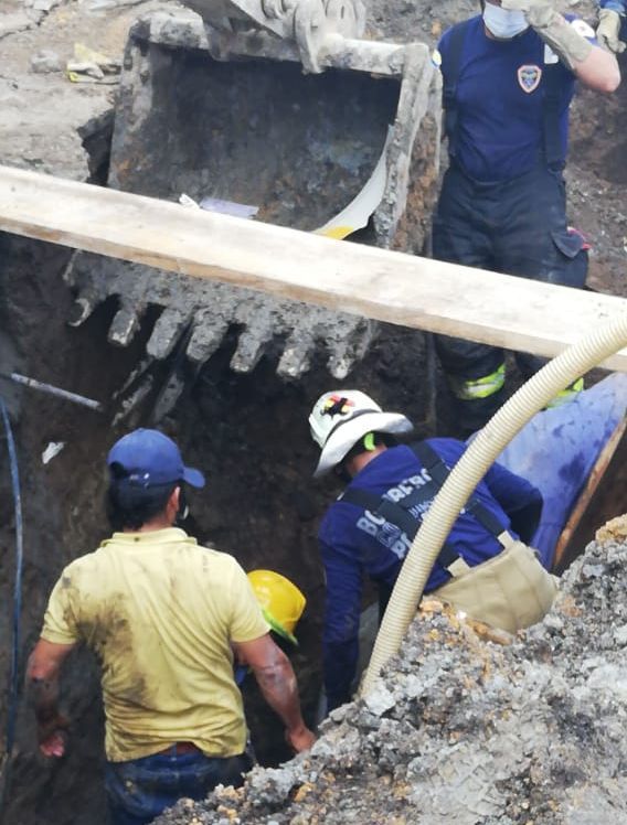 Popayán: dos obreros rescatados tras derrumbe en una obra civil