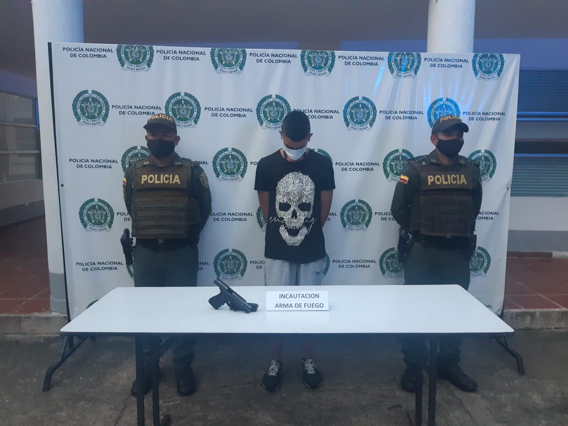 Santander de Quilichao: sorprendido portando una pistola Glock