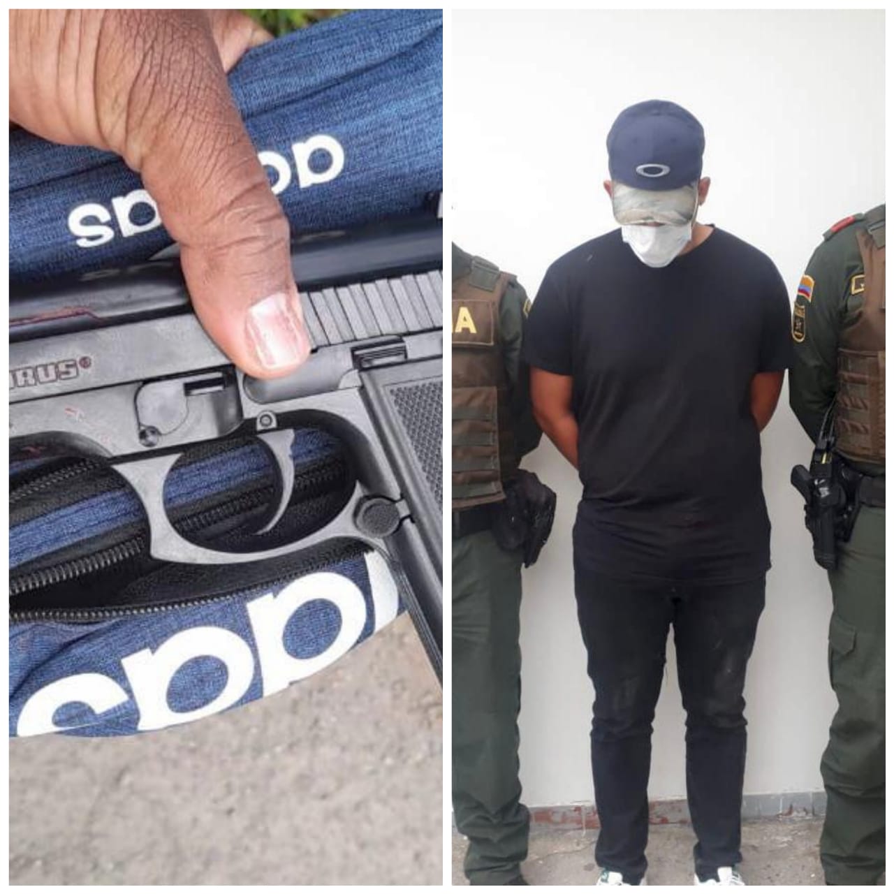 Capturado tras atacar a un motociclista con una pistola de balines