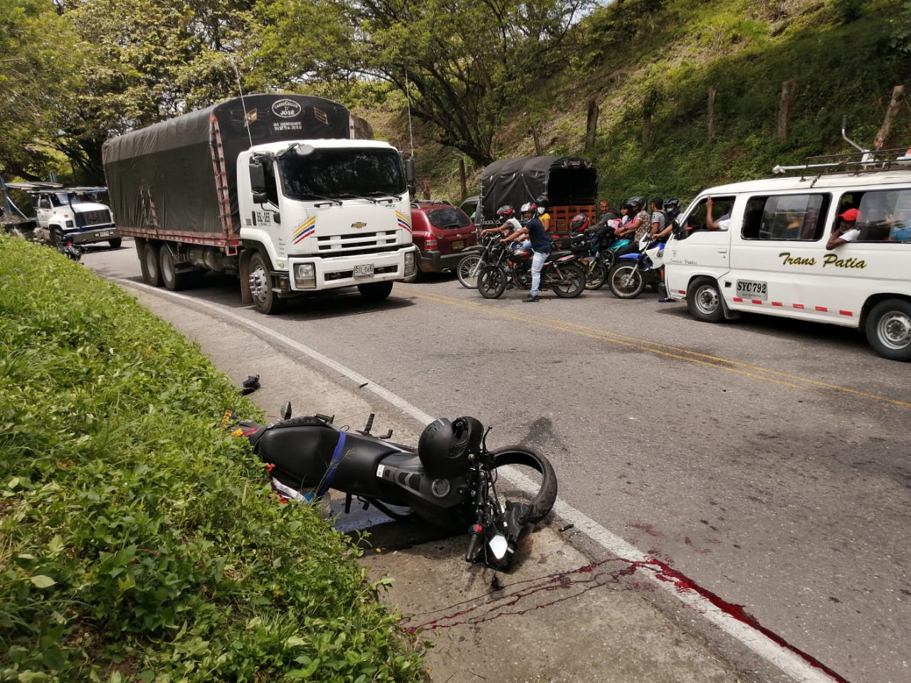 Motociclista murió tras accidentarse en la vía Panamericana