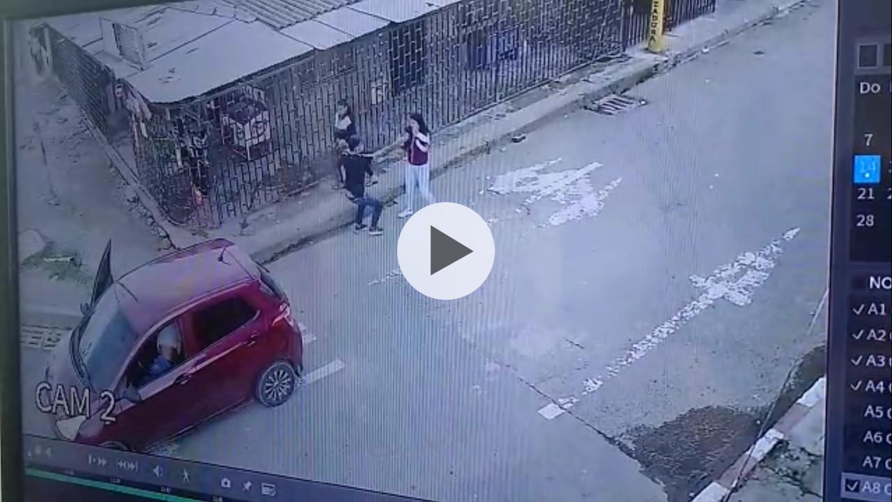 VIDEO: Delincuentes en vehículo atracan en el sur de Popayán