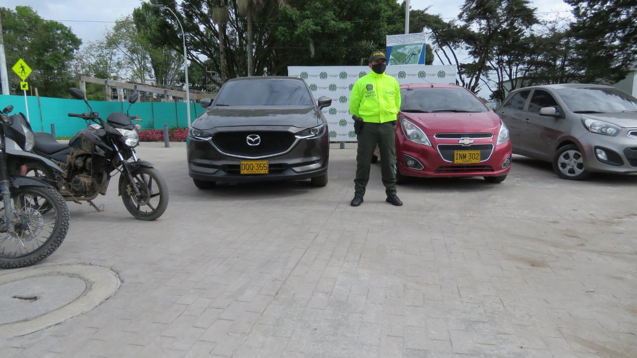 Policía recuperó vehículos hurtados en Popayán