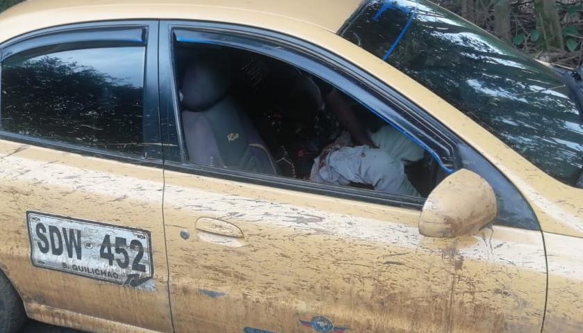Taxista asesinado en Santander de Quilichao