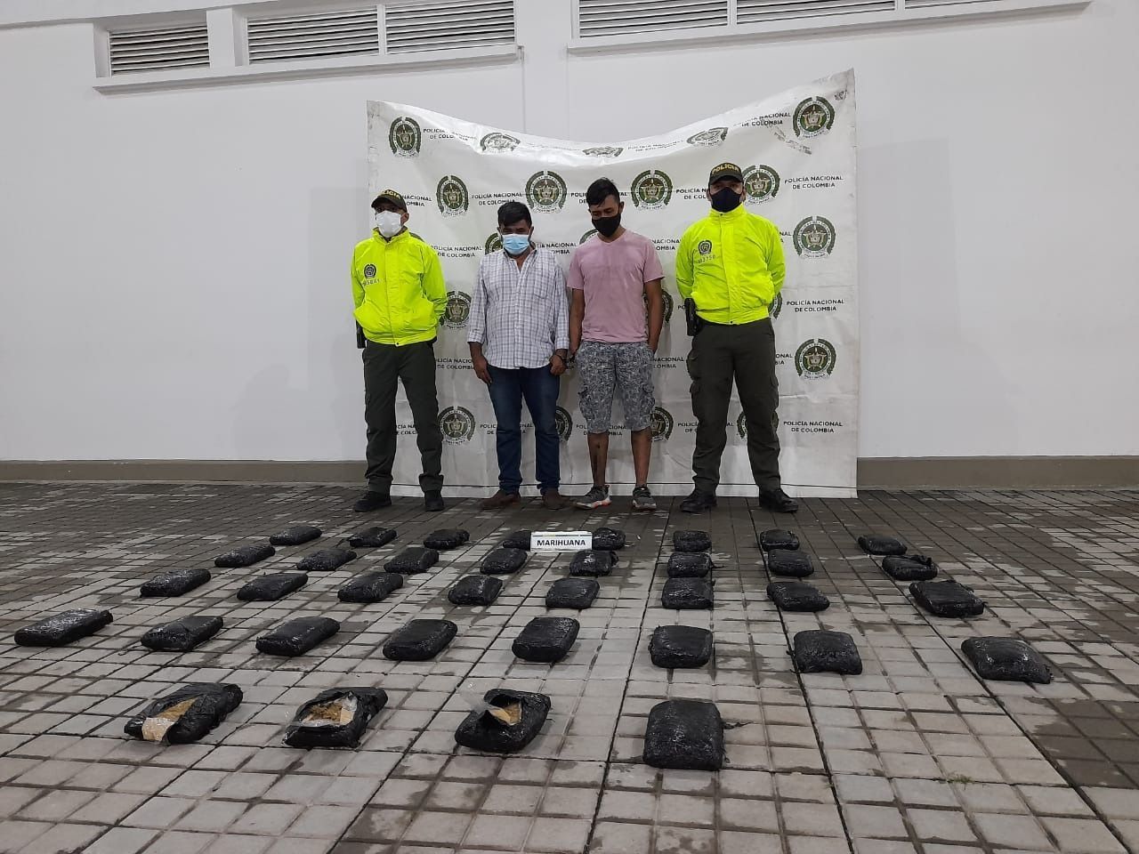 Viajaron desde el Cauca con un cargamento de marihuana y los capturaron en Cali