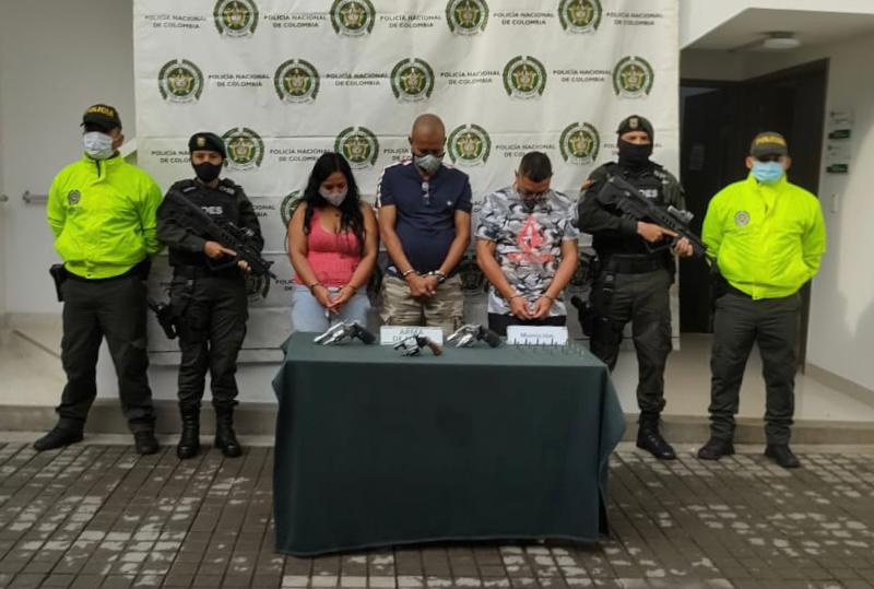 Asegurada pareja por tráfico y porte de estupefacientes en Cali