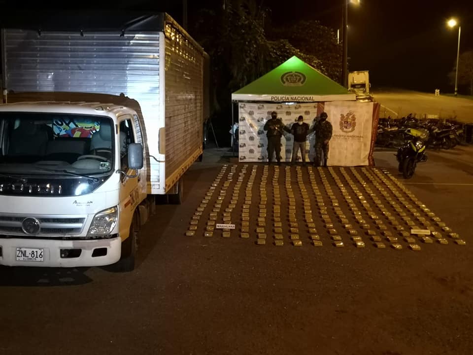 Al norte del Cauca incautaron 361 kilogramos de marihuana