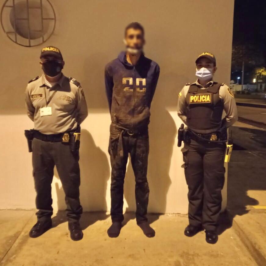 Por el delito de hurto calificado y agravado un hombre fue capturado por la Policía Nacional