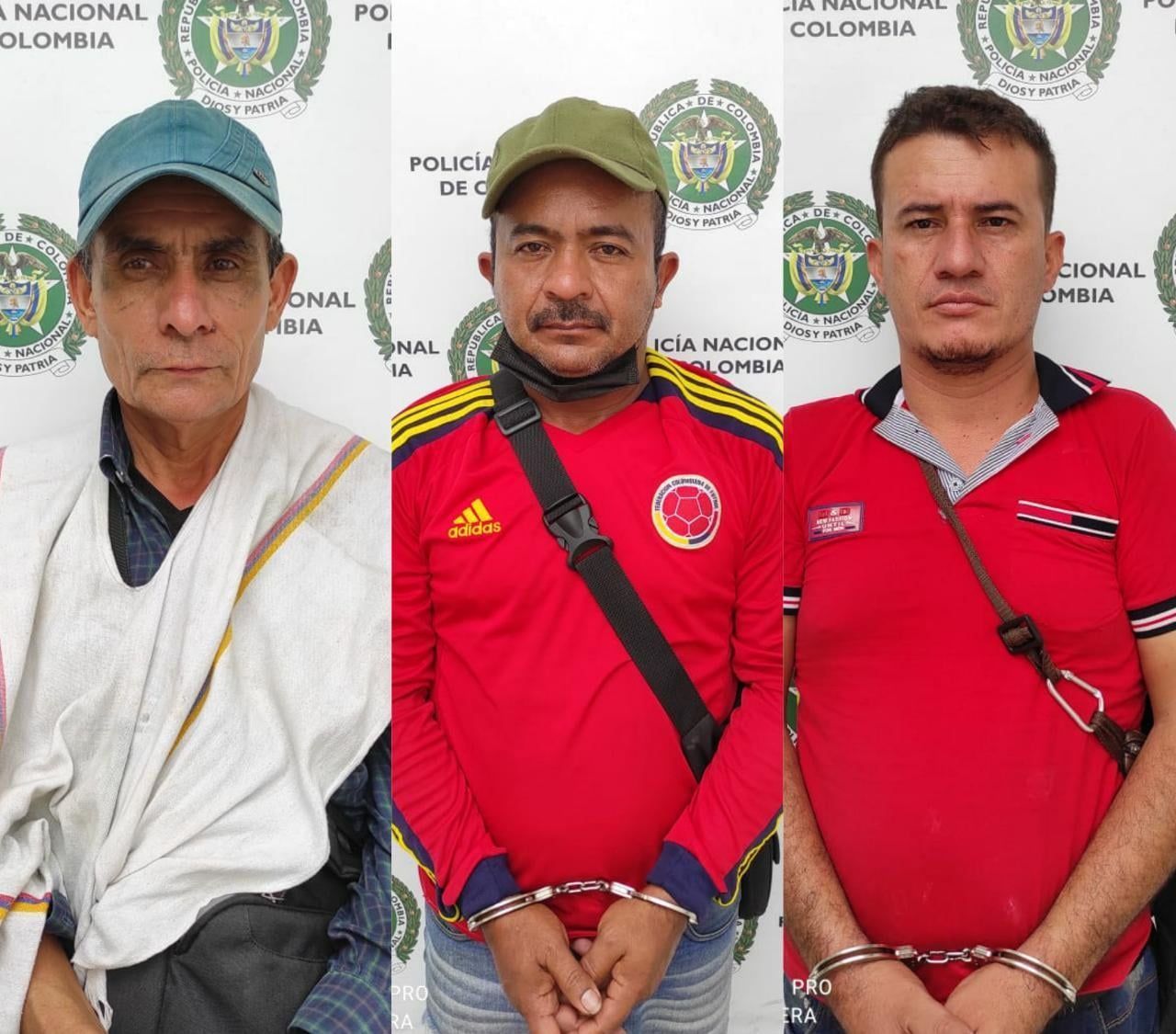 Capturadas tres personas: le llevaban armamento y explosivos a las disidencias en el sur del país