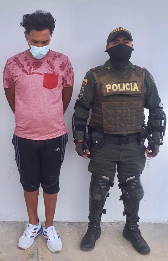 En Popayán, ciudadano extranjero fue capturado por daño en bien ajeno.