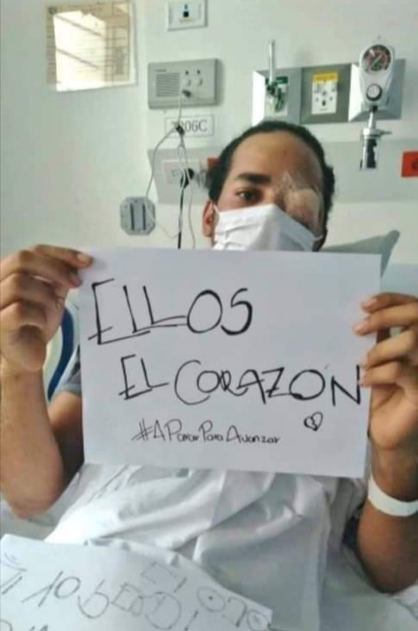 “Yo perdí el ojo, ellos el corazón”