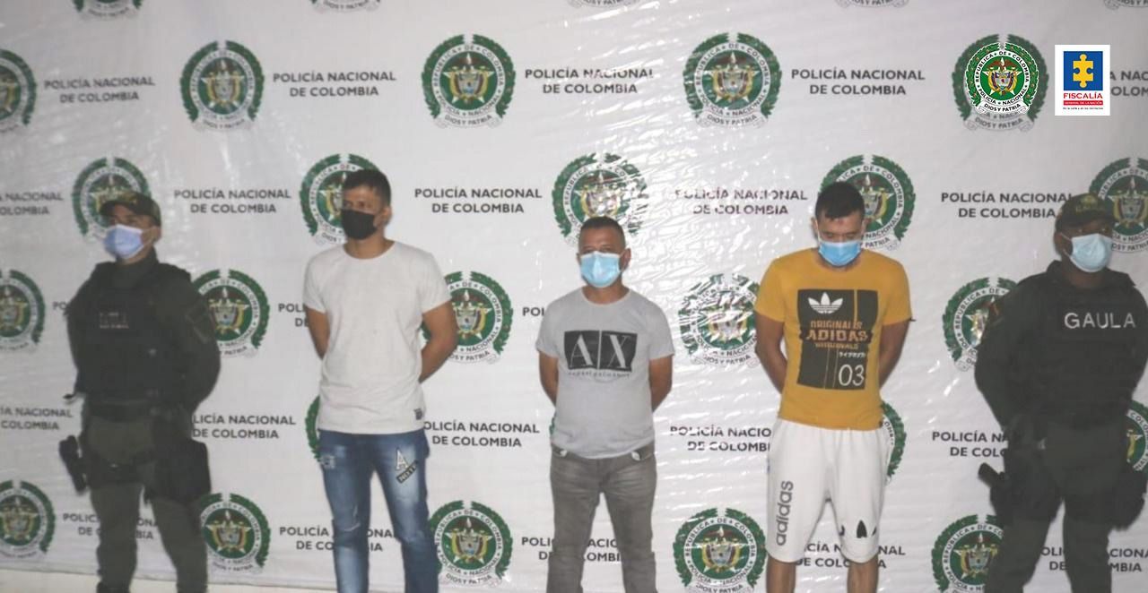Capturados presuntos integrantes del grupo Dagoberto Ramos