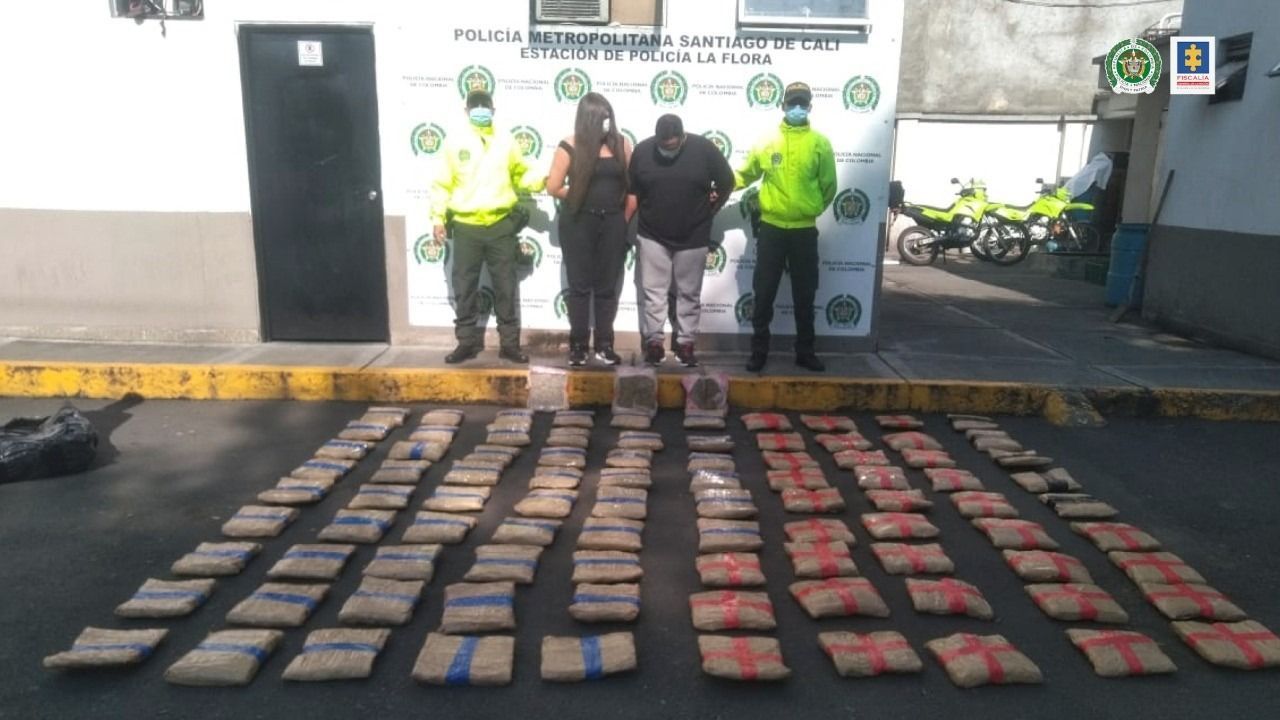 En un hotel en Cali les hallaron marihuana