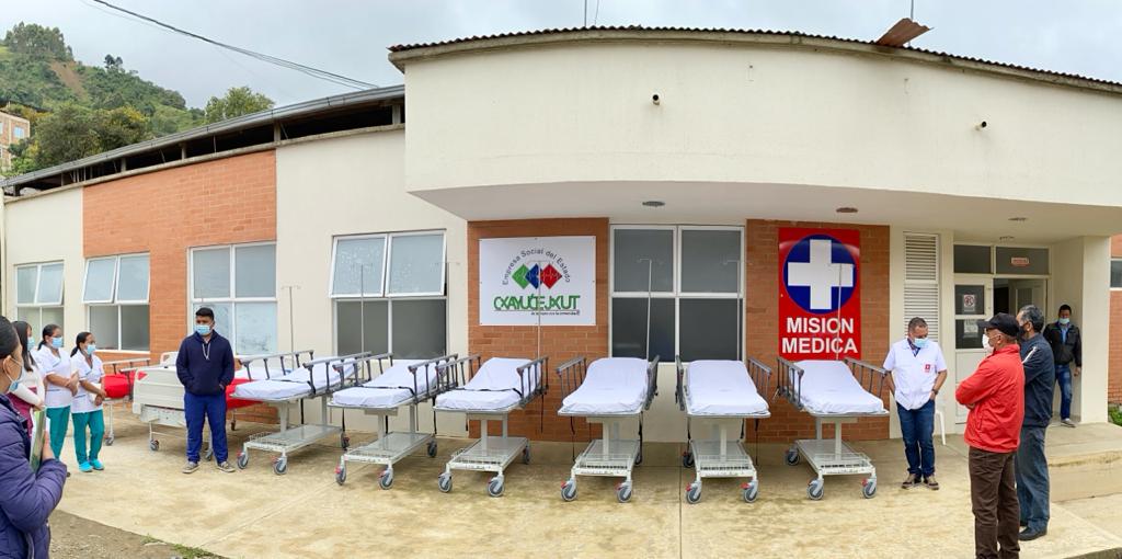 ESE Cxayu’ce Jxut recibió camas hospitalarias y camillas