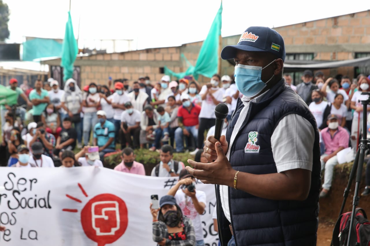 “No habrá ninguna solicitud de desalojo en asentamiento Sinaí. Cederemos este predio a las comunidades”, Elías Larrahondo Carabalí.